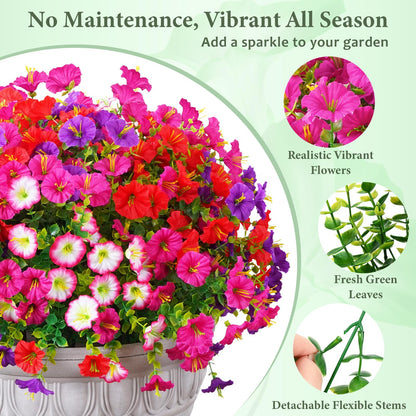 🏆2026 Super Value Set🔥UV Resistant Artificial Petunias Flowers