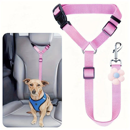 2-in-1Dog Car Seat Belt& Walking Leash