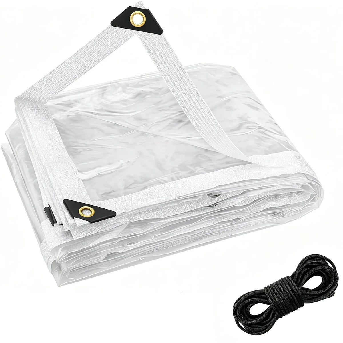 🔥LAST DAY 50% OFF - 🌧️ RainShield Pro™ Transparent Waterproof Tarp – Heavy-Duty Outdoor Cover with Secure Grommets🌧️