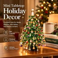 Handmade Beaded Christmas Tree Set-A [with English instructions + exquisite packaging]