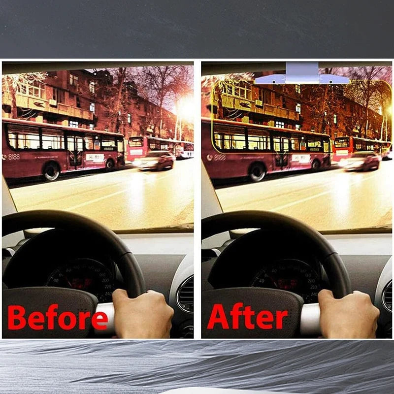 Car Anti-Glare Visor – Day & Night Sunlight Glare Reduction for Safer Driving