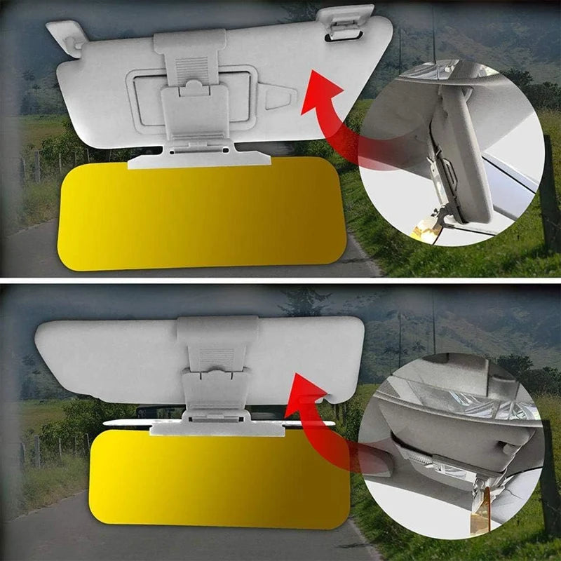 Car Anti-Glare Visor – Day & Night Sunlight Glare Reduction for Safer Driving
