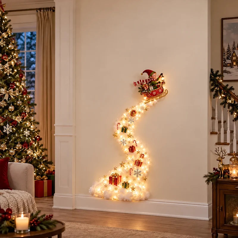 📢Limited-time offer✨ Christmas Magic Trail Wall Light - A Little Christmas Magic, Right on Your Wall