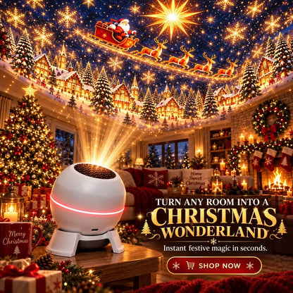 🔥CHIRSTMAS HOT SALE 50% OFF-🎅 Turn Any Room Into a Christmas Wonderland – Holiday Projection Night Light