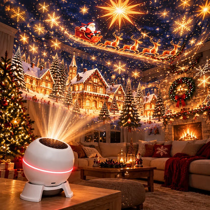 🔥CHIRSTMAS HOT SALE 50% OFF-🎅 Turn Any Room Into a Christmas Wonderland – Holiday Projection Night Light