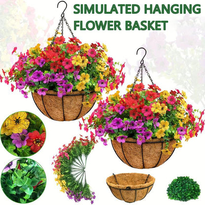 UV Resistant Look Real Colorful Spring Flowers