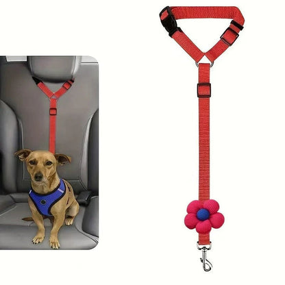 2-in-1Dog Car Seat Belt& Walking Leash