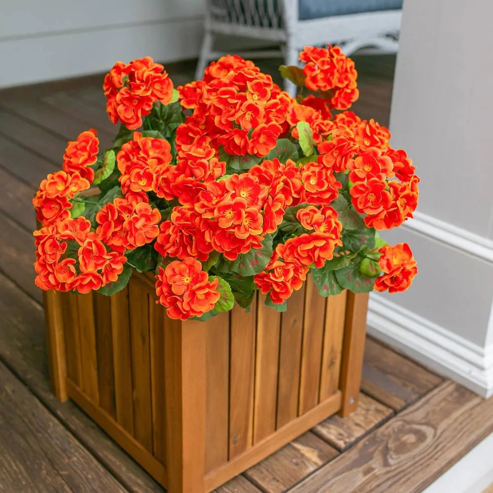 Last Day 50% OFF | Artificial Geranium Flowers - UV Resistant, Waterproof, Windproof