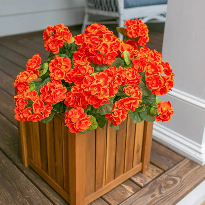 Last Day 50% OFF | Artificial Geranium Flowers - UV Resistant, Waterproof, Windproof