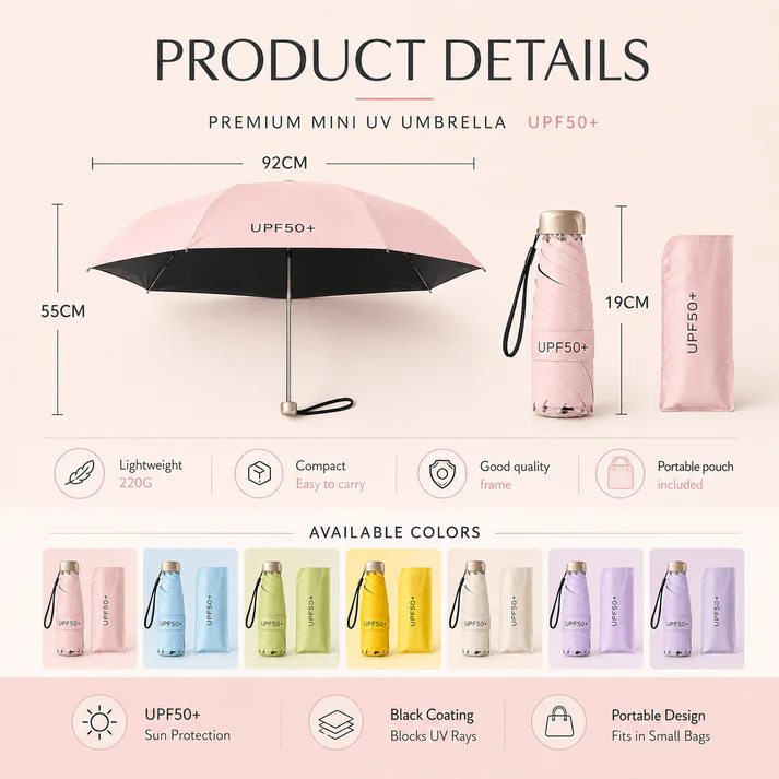 Portable Capsule Umbrella – Lightweight, Compact, And Ready For Anything