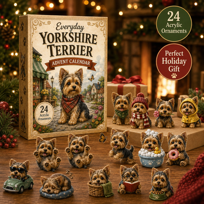 Yorkshire Terrier Advent Calendar 2026 - 24-Day Festive Countdown