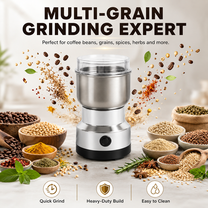 🚀 High-Speed Stainless Steel Grain Grinder