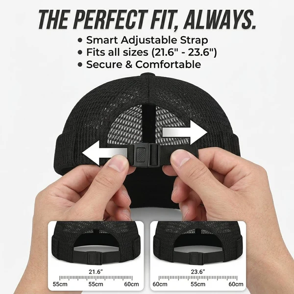 Everyday Mesh Cap – No Sweat, Just Comfort (Fits Most)