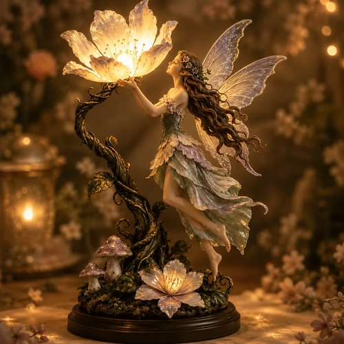 Fairy Flower Night Light – Modern Decorative LED Lamp For Cozy Home Space