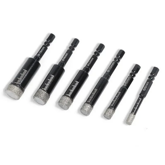 50% OFF | 6Pcs Dry Diamond Drill Bit Set
