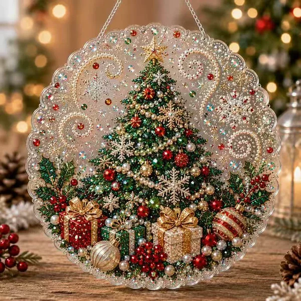 Last Day 52% OFF | Christmas Diamond Art Hanging Ornament Kit