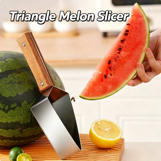 Multi-Use Triangular Fruit Cutter | Works for Watermelon, Melon & Apple