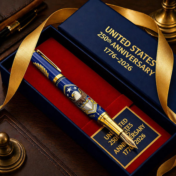 Perfect For Any Patriot 一 USA 250th Anniversary Notebook & Pen Set, 1776-2026 Patriotic Gift