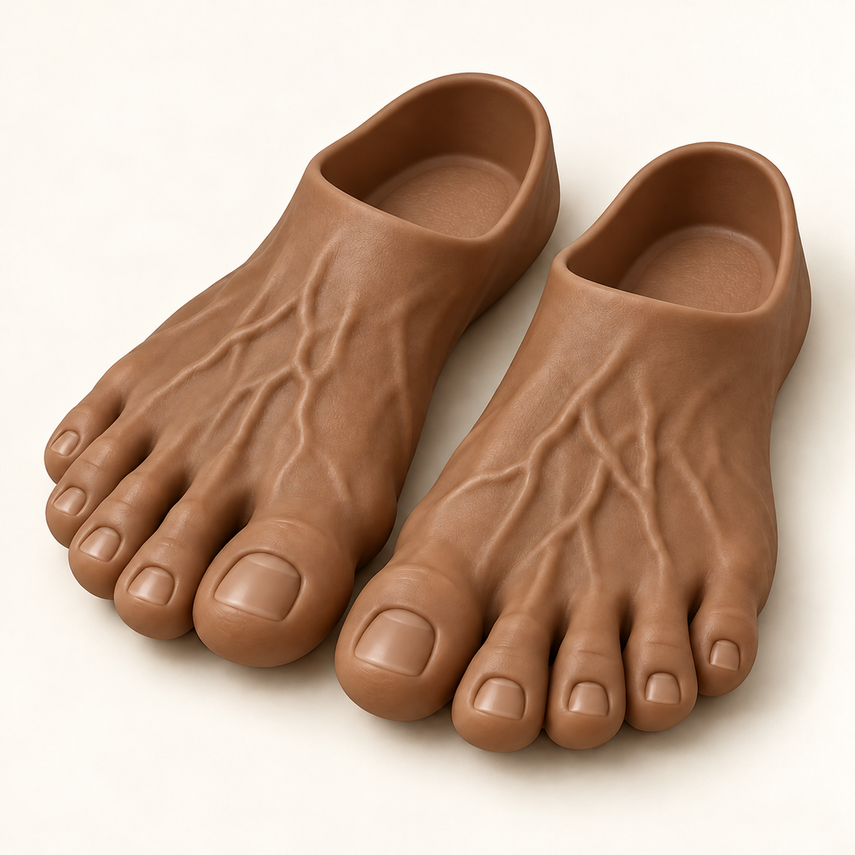 The Big Toe Energy Slides – Realistic Giant Foot Slippers