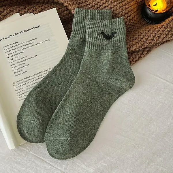 Halloween Embroidered Socks