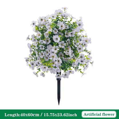 Outdoor/Indoor UV Resistant & Waterproof Artificial Flower Decor