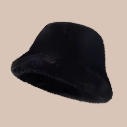 Oversized Fluffy Faux Fur Pompom Hat Warm And Luxurious For Winter