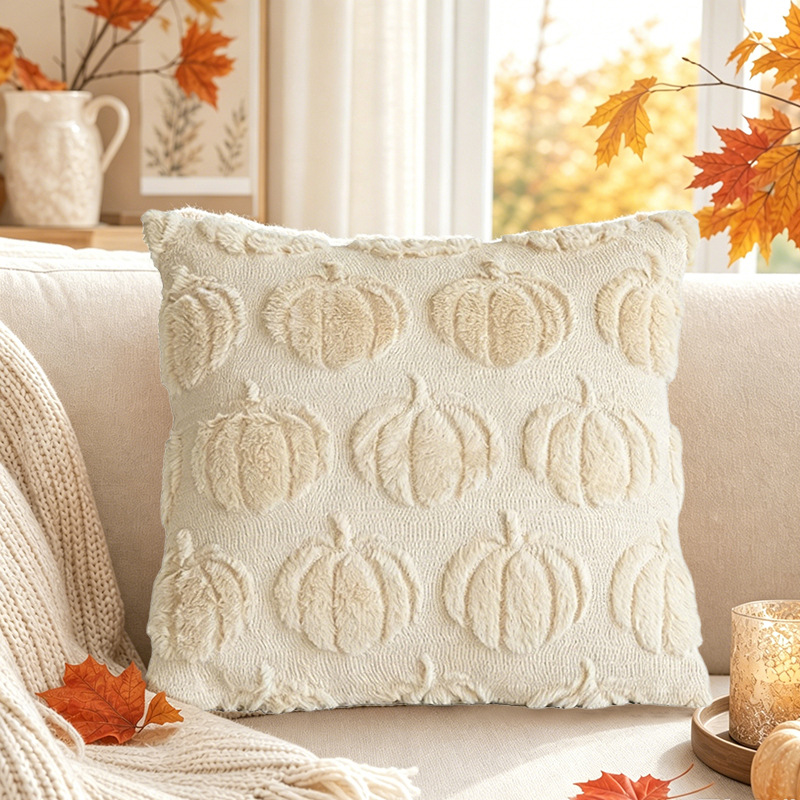 Limited-Time Fall Offer – Cozy 3D Bow Pumpkin Pillow Cover