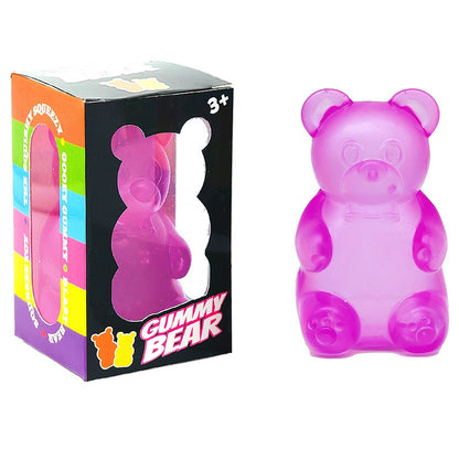 1/4 Counts Gummy Bear - Sensory Fidget Toywith Jelly-Like Filling, Squeeze Toys, StressToys, Stress Relief Toys, Fidget Toy, BirthdayGifts, Gift Bag Stuffing
