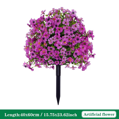 Outdoor/Indoor UV Resistant & Waterproof Artificial Flower Decor