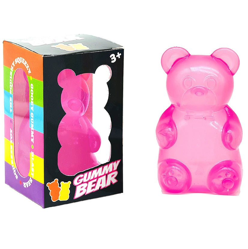 1/4 Counts Gummy Bear - Sensory Fidget Toywith Jelly-Like Filling, Squeeze Toys, StressToys, Stress Relief Toys, Fidget Toy, BirthdayGifts, Gift Bag Stuffing