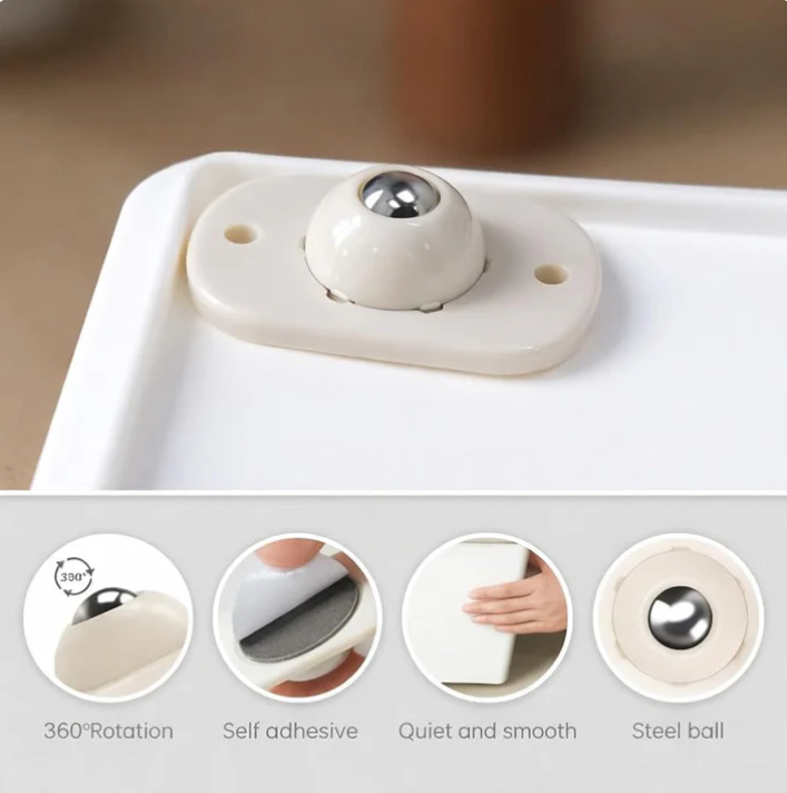 Self-Adhesive Mini Caster Wheels