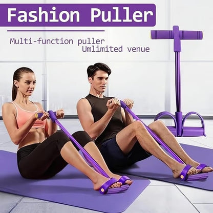 Multi-functional Pedal Resistance Band Trainer – Portable Foot Pedal Fitness Equipment