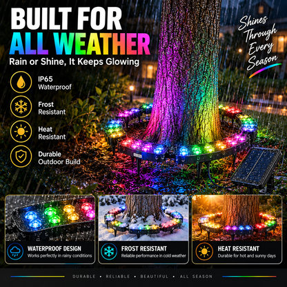 🔥Hot Sale- 🏳️‍🌈 One Tree. Endless Colors. – Solar RGB Landscape Ring Light