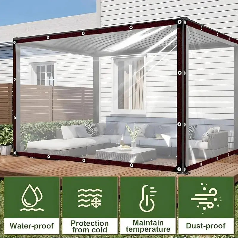 ☔ 7×10 FT All-Purpose PE Waterproof Tarp – Reliable Everyday Protection