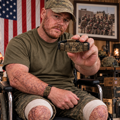 🎖️ Handmade DD-214 Honor Bracelet – A Symbol of Pride