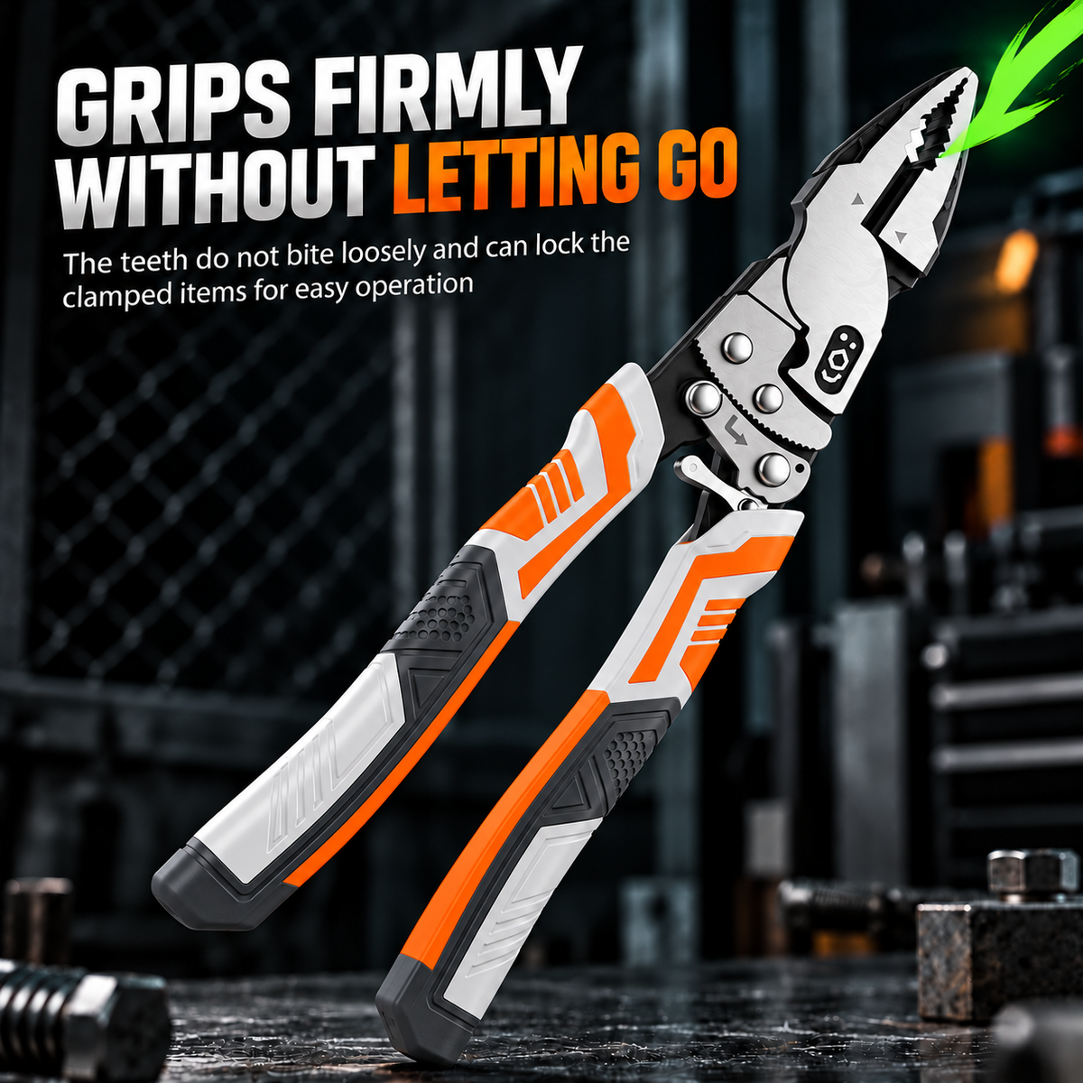 🔧 Self-Locking Ratchet Pliers – Secure Grip, Less Effort