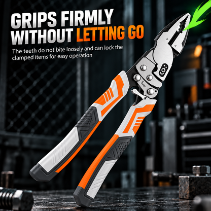 🔧 Self-Locking Ratchet Pliers – Secure Grip, Less Effort