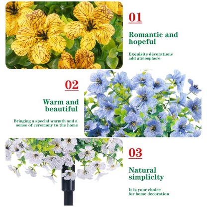 Outdoor/Indoor UV Resistant & Waterproof Artificial Flower Decor