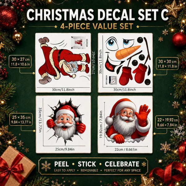 😍Santa Claus Wall Sticker