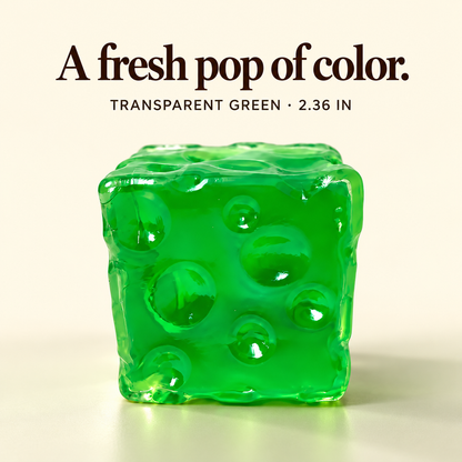✋ No-Rebound Cheese Squishy Cube | Squeeze, Shape & Fidget