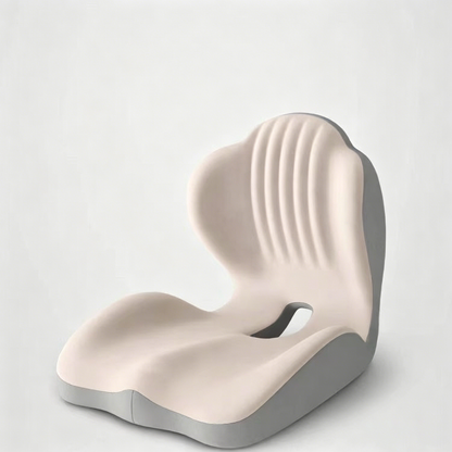 ✨Sit More Comfortably — Ergonomic Memory Foam Seat & Lumbar Support Cushion