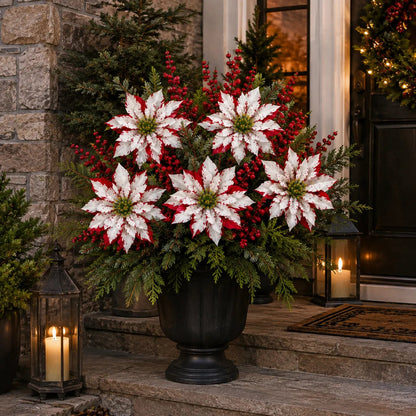 🌸Last Day 64% OFF🔥Christmas Poinsettia Planter Inserts