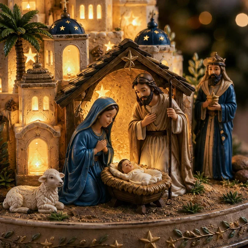 🎄 Limited-Time Offer! 50% OFF Bethlehem Nativity Church Light