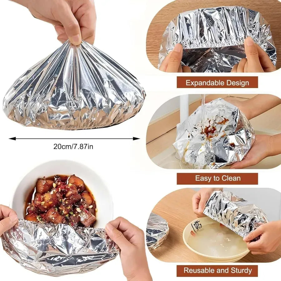 🔥Last Day 50% OFF🔥 Aluminum Foil Insulating Food Covers