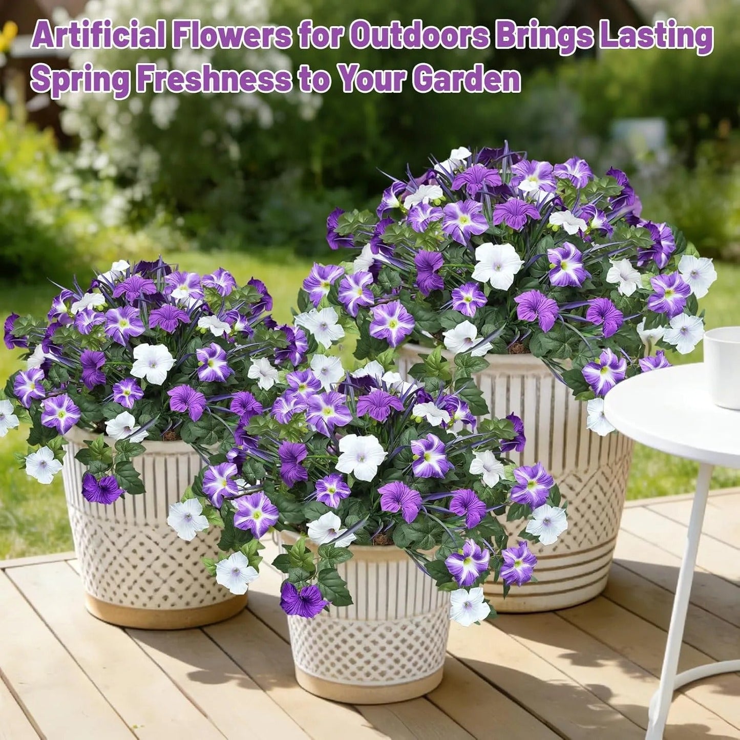 🔥Last Day 70% OFF🔥 Faux Petunias Silk Flower UV Resistant No Fade Floral