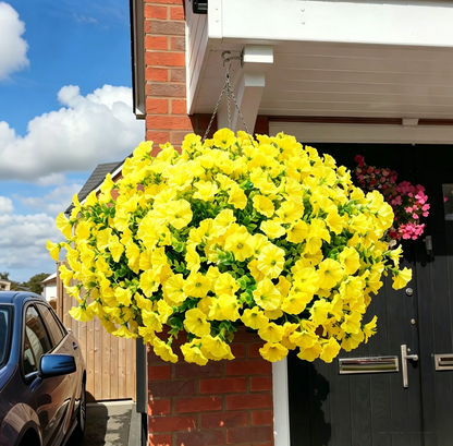 UV Resistant Artificial Petunias Flowers(Without a basket)
