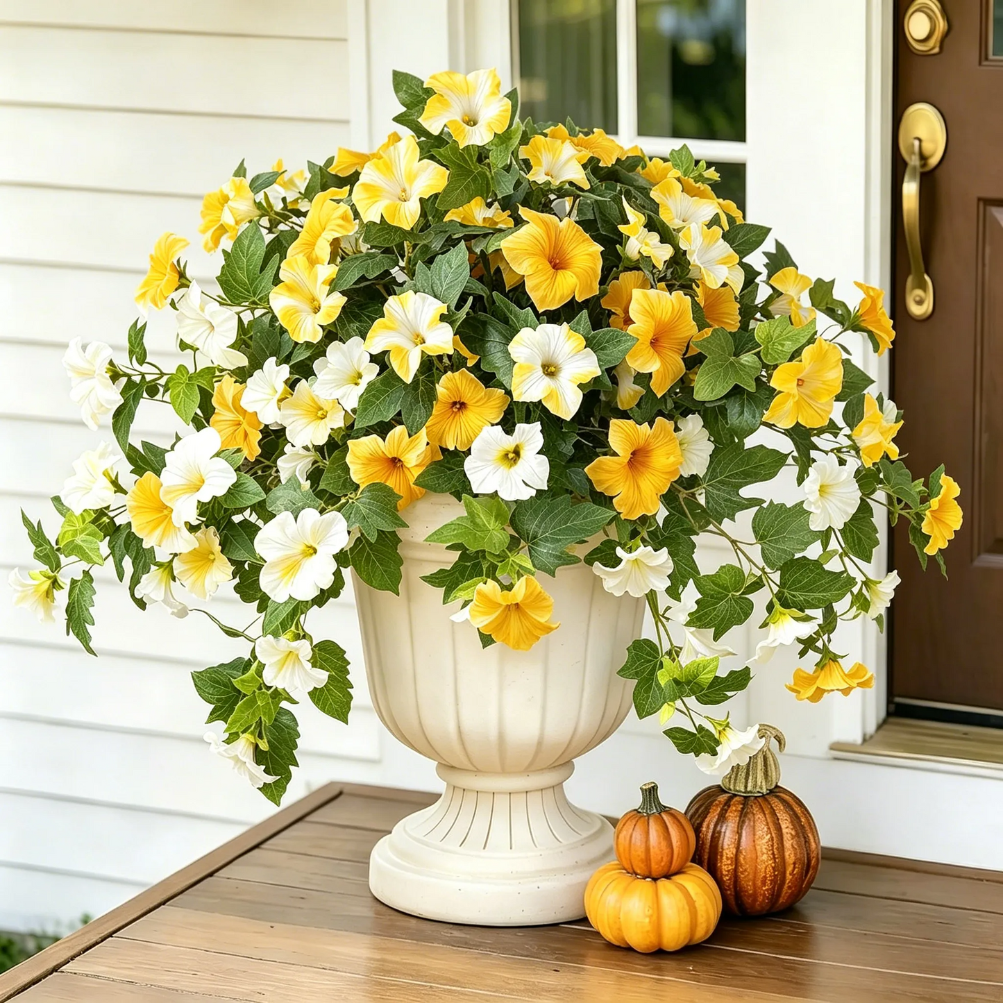 🔥Last Day 70% OFF🔥 Faux Petunias Silk Flower UV Resistant No Fade Floral