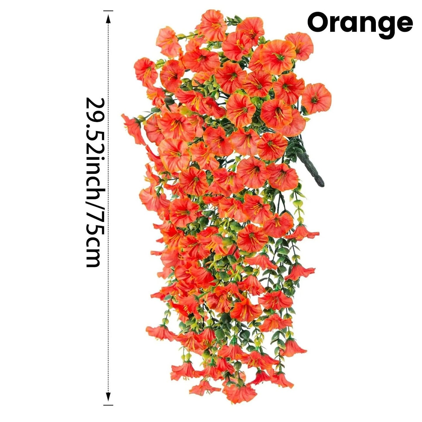 UV Resistant Hanging Artificial Morning Glory Vine