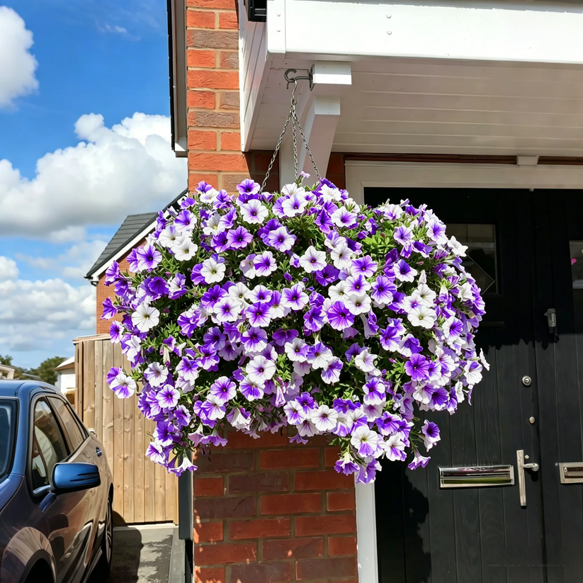 UV Resistant Artificial Petunias Flowers(Without a basket)
