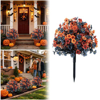 Violet Floral Arrangement (Orange + Black)
